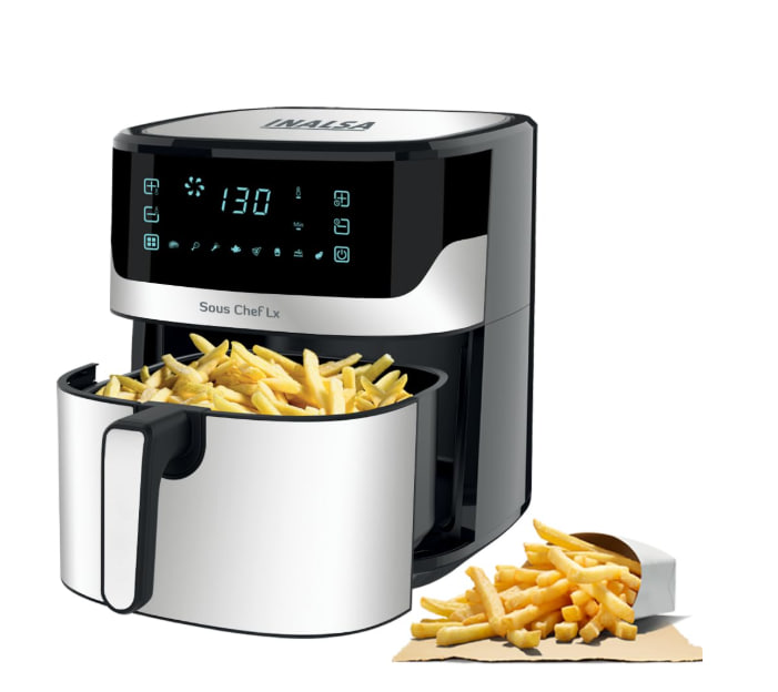 GrabOnIn's tweet photo. 🍟 INALSA 6.5L Digital Air Fryer just @₹5999! 🔥🔥
Cook smart, eat healthy & save time ⏱️✨
👉 Grab it now: https://t.co/iWT7Rr6v6I
#AirFryer #INALSA #KitchenDeals #SmartCooking #HomeEssentials #DealAlert #BudgetFinds #SaveBig #HealthyLiving #MustBuy https://t.co/KE6zvkDVil