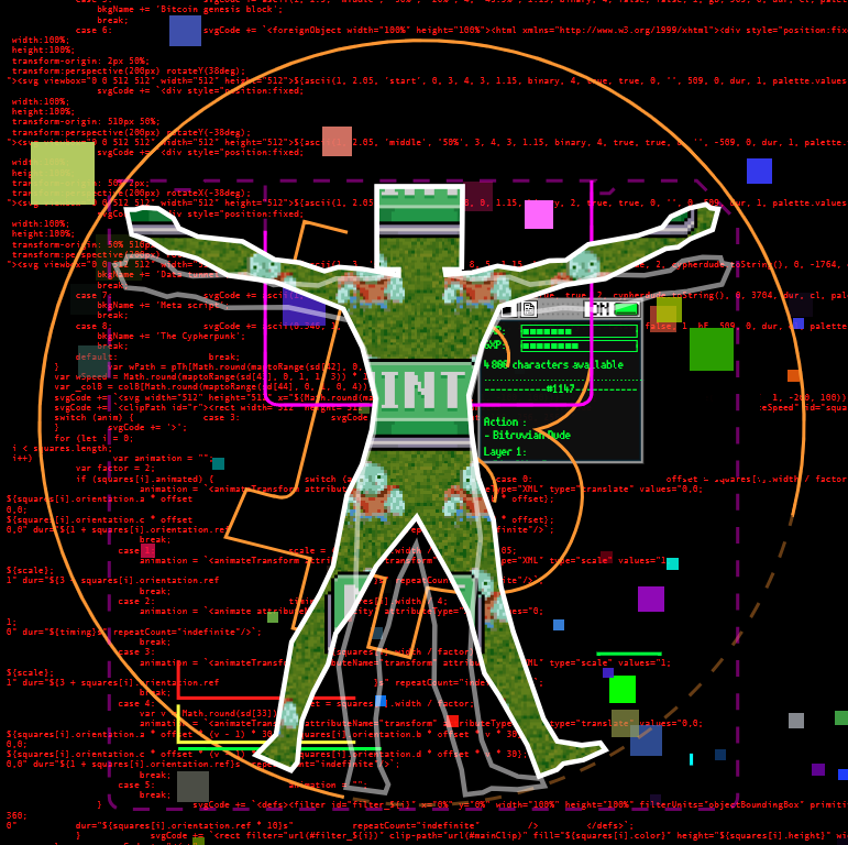 MoonCat7026 (@mooncat7026) on Twitter photo I heard <a href="/I____felix____I/">FelixFelixFelix CYPHERDUDES</a> is creating a new mint for <a href="/CYPHERDUDES/">CYPHERDUDES</a> holders. The goat of onchain art.
What can you do rn ?
- Buy a dude
- Name a dude in the BIP-39 CLOUD
- Encrypt/decrypt art inside a dude
- Mint that art in a separate nft (public or private archive)
-...
π§΅1/2 I heard <a href="/I____felix____I/">FelixFelixFelix CYPHERDUDES</a> is creating a new mint for <a href="/CYPHERDUDES/">CYPHERDUDES</a> holders. The goat of onchain art.
What can you do rn ?
- Buy a dude
- Name a dude in the BIP-39 CLOUD
- Encrypt/decrypt art inside a dude
- Mint that art in a separate nft (public or private archive)
-...
π§΅1/2