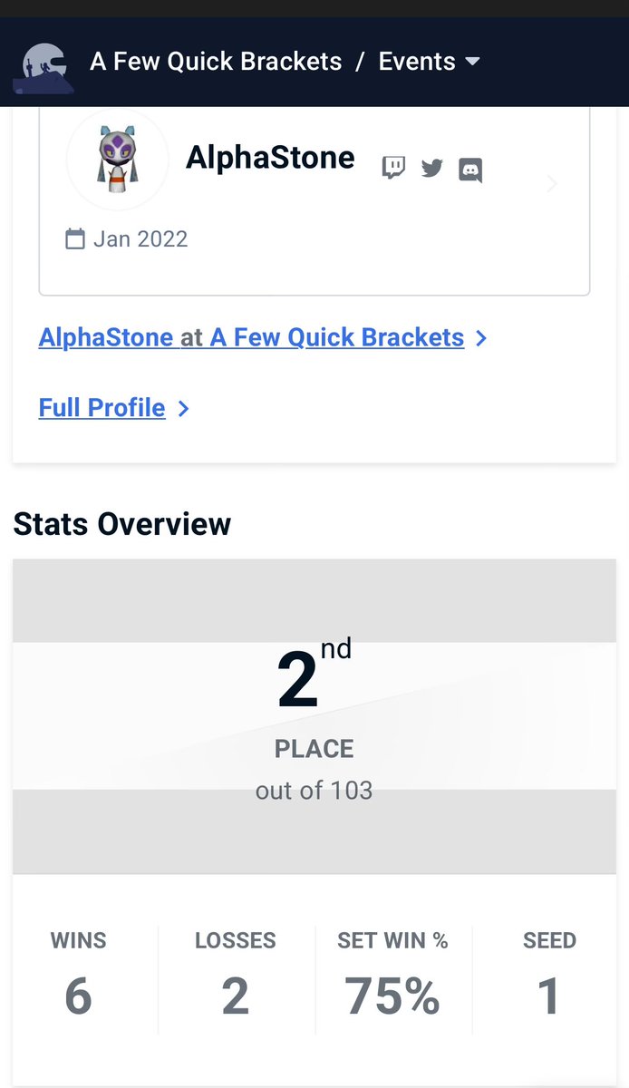 I cant win them all oh well. It was really fun playing knockt more this bracket. Luxy outplayed me in the eureka ditto (nerf eureka this character is super broken).