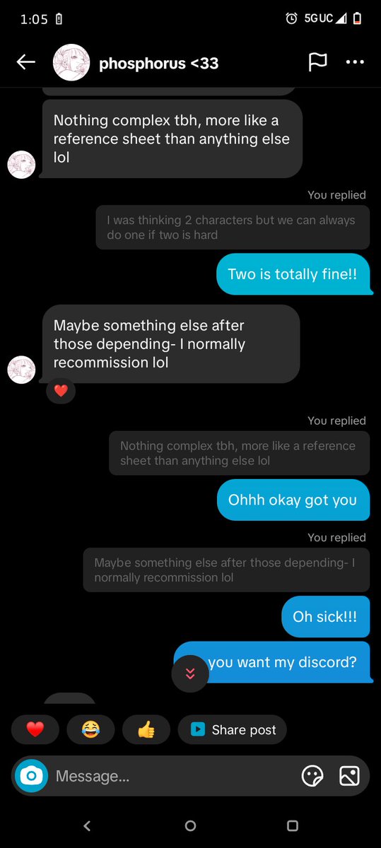 Guess I'm taking comms now

 65 FUCKINF DOLLARS BROOO??? FUCK MEEEE