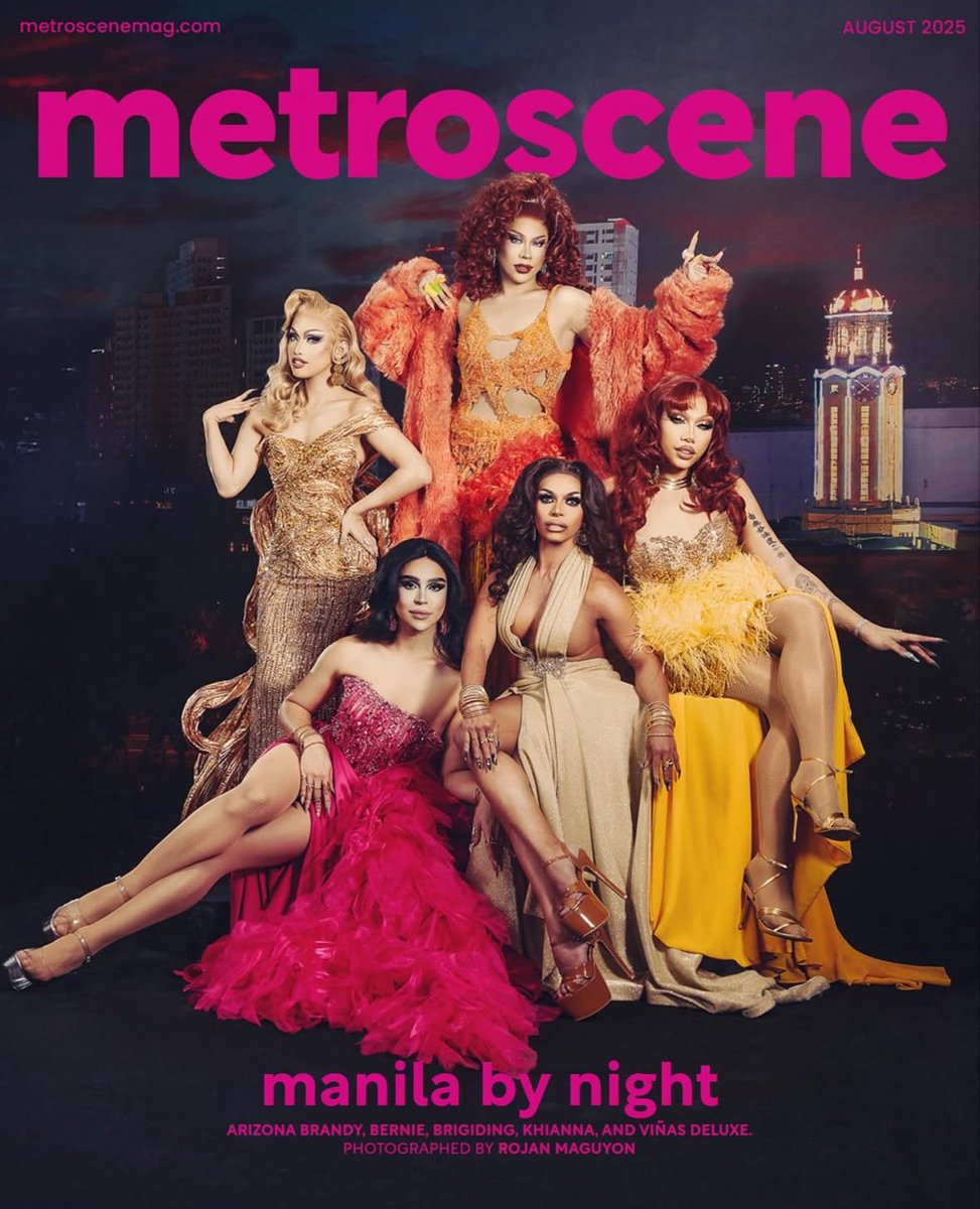Brigiding, Viñas Deluxe, Arizona Brandy, Bernie &amp; Khianna look flawless for the cover of Metroscene Magazine.