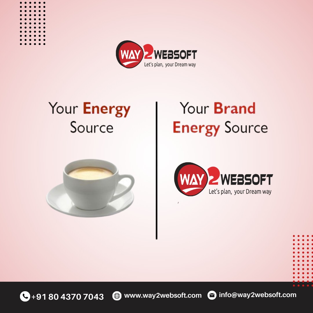 way2websoft's tweet image. Your energy source tea – Your brand energy source 
Way2Websoft Like tea fuels your day, our digital strategies fuel your brand’s growth. Way2Websoft is your energy source for business success online. Stay powered, stay ahead.  

 #Way2Websoft #DigitalMarketing #BrandGrowth