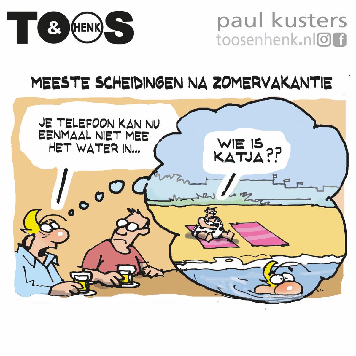 De zomervakantie is soms het moment waarop men besluit dat een relatie toch niet meer werkt zoals vroeger met alle gevolgen van dien …  💔