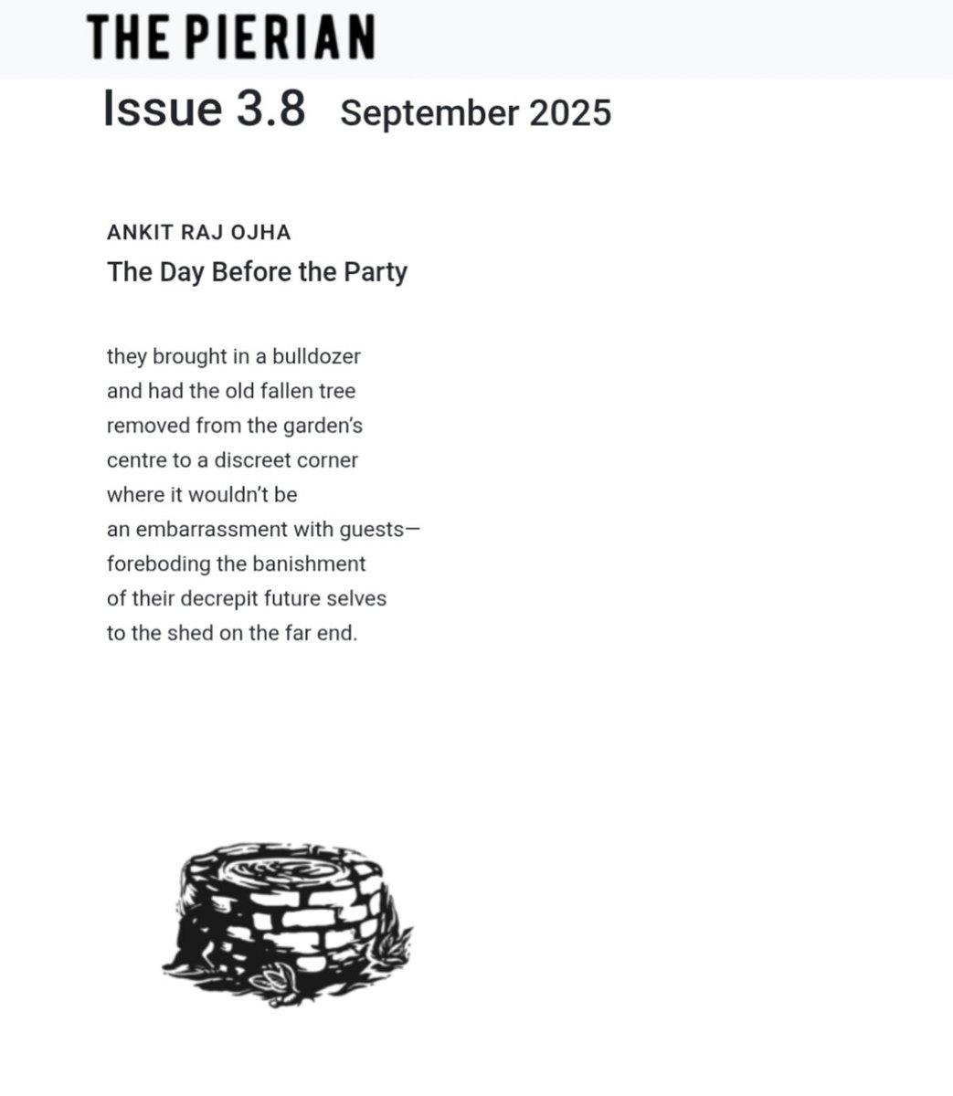 A short poem in The Pierian (<a href="/thepierianmag/">The Pierian Magazine</a>) 
thepierian.org