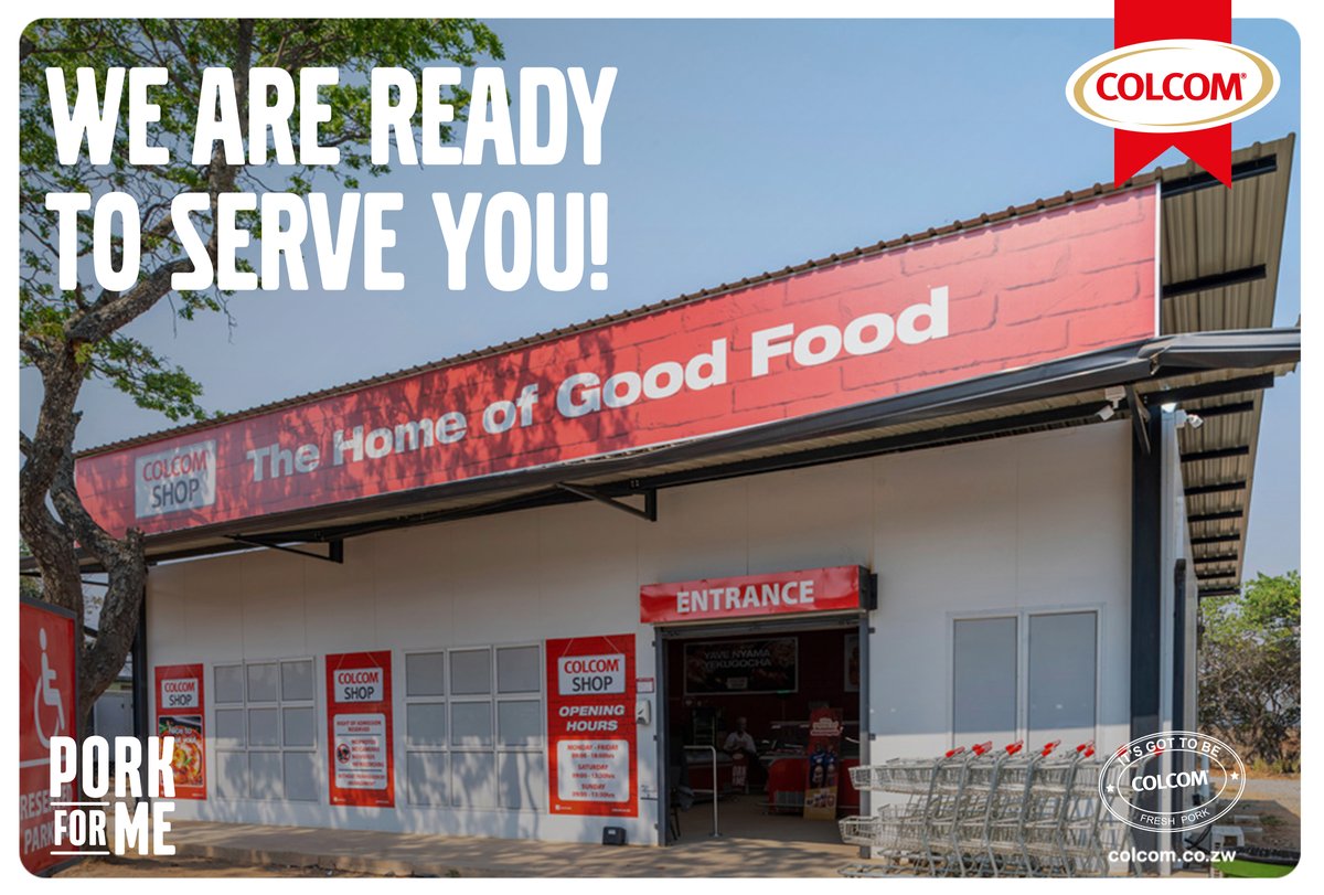 ColcomFoods's tweet image. From succulent sausages to premium bacon and convenient cold meats, Colcom Ruwa has everything you need to give your meals that extra flavour. Pop in today and explore our full range of delicious, high-quality products.

#Colcom #ColcomRuwa #FreshPork #ShopLocal #Ruwa