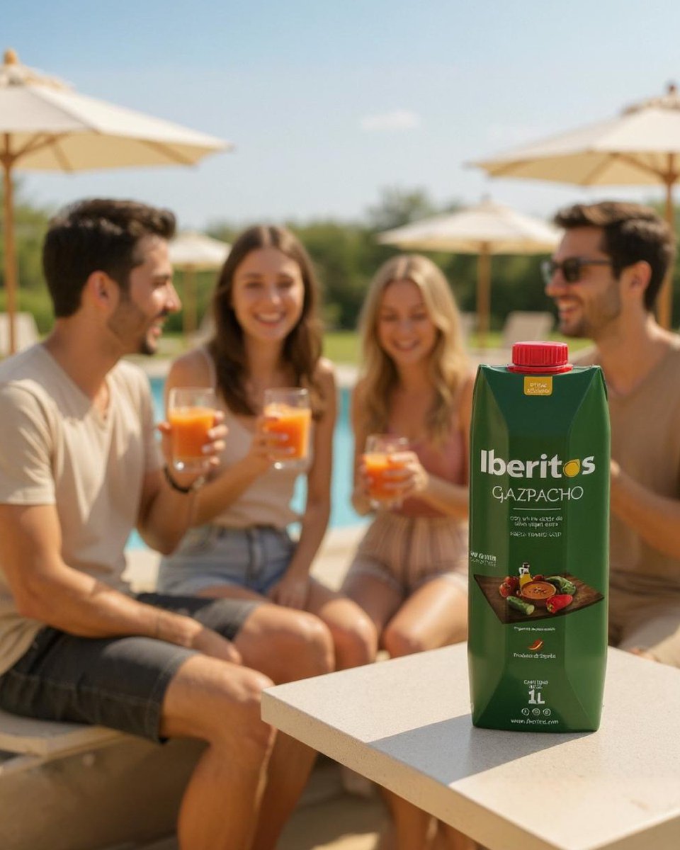 ¡El verano sabe mejor con el gazpacho Iberitos! 🥤☀️

Perfecto para compartir con tus colegas en la playa, la piscina o donde sea que el verano os lleve.

✅ Fácil de llevar, fresco y listo para esos momentos de risas y buen rollo.

🔗 iberitos.com