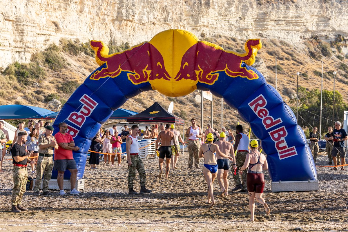 bfcyprus's tweet photo. 192 swimmers took to the water last Friday to tackle 1 nautical mile in the annual Bay to Bay swim between Lemmings and Tunnel Beach ππ»ββοΈππ»
#BritishBases #Cyprus #BayToBay #TunnelBeach https://t.co/o5j8WagSkp
