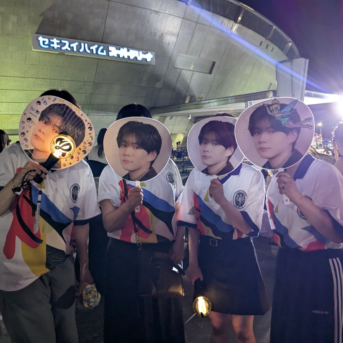 パルクロ様 長尾謙杜様 長尾くん監修ゲームシャツを着て宮城参戦する