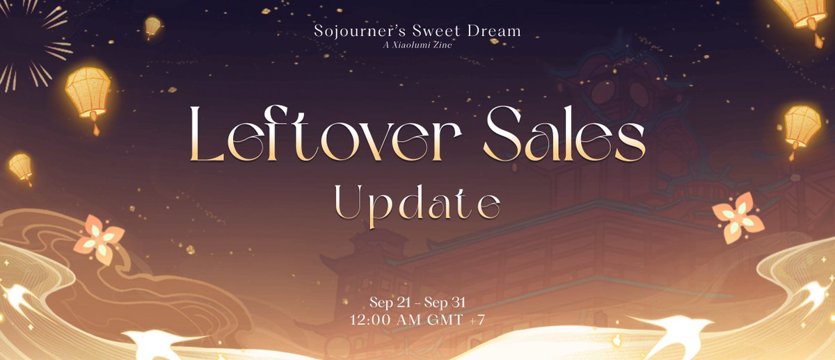 📍Leftover Sale Update
Due to shipping problems, the leftovers will only be sold domestically in Vietnam

The sales will be available via a Google Form, open for 10 days starting on 21 Sep 2025, 12 AM GMT +7

More details coming soon, incl pricing and instructions, so stay tuned~