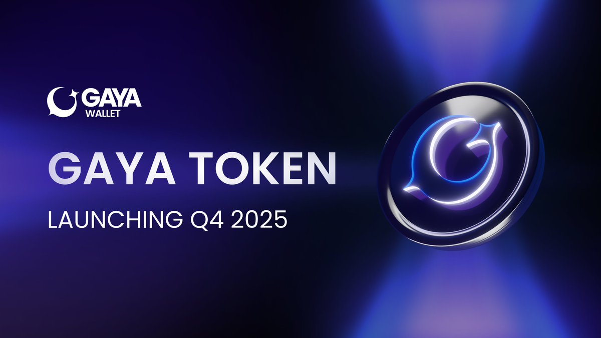 The $GAYA token is the native utility of our Layer 1 blockchain. 💎

It connects user activity in GAYA Wallet with the broader ecosystem, powering staking, XP conversion, and future functions across chain and wallet.

Innovation, credibility, and utility, all in one token.
