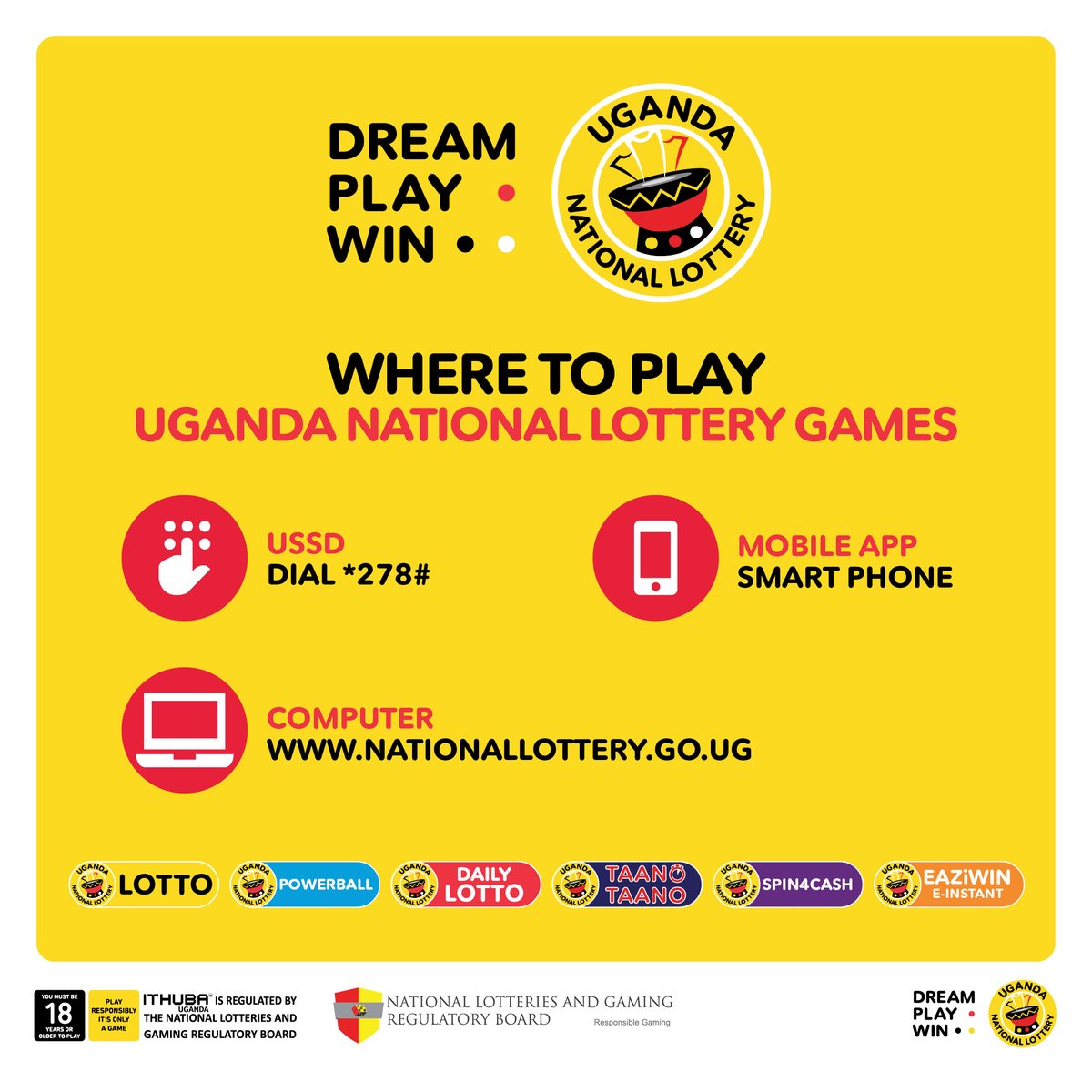 Uganda National Lottery tweet media