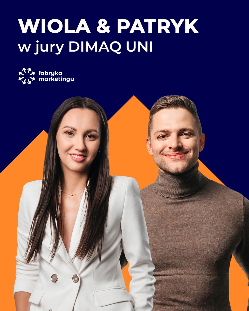 📅 1 września = powrót do szkoły.

Tym razem Wiola Sotomska (New Business Development Director) i Patryk Goławski (Media Director) zamiast zasiadać w ławkach… siadają w jury DIMAQ UNI. Będą oceniać prace dyplomowe z marketingu cyfrowego i dzielić się marketingowym doświadczeniem