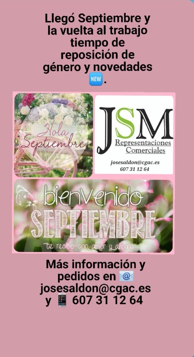 querugati's tweet image. Llegó Septiembre y la vuelta al trabajo, tiempo de reposición de género y novedades 🆕️.  

Más información y pedidos en :

📧 querugati@gmail.com 
📱 607 31 12 64 

@querugati 
@JoseSaldon