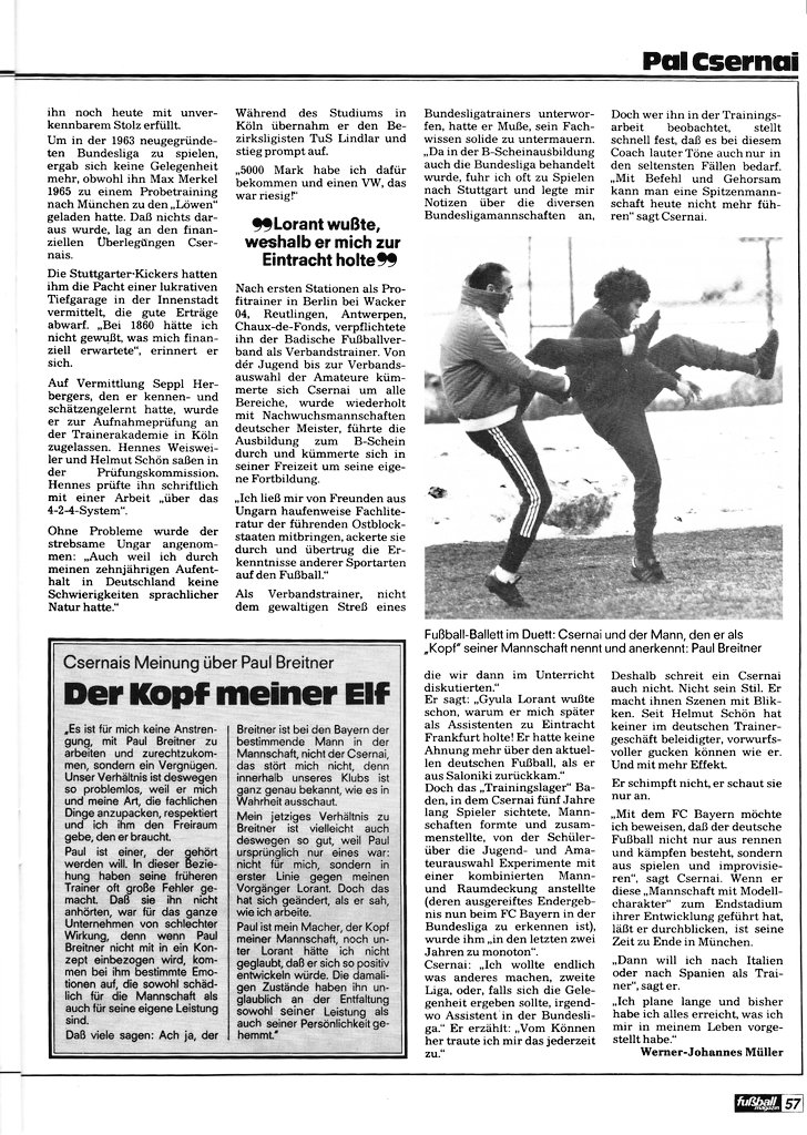 kicker_fuma's tweet photo. "Pal Csernai - Ich mußte erst die Cliquen zerstören"
(Aus: Fuma März/April 1980)
#csernai #fcbayern #paok #bvb #sge #hertha #inmemory #inerinnerung https://t.co/L5oIjf0eKV