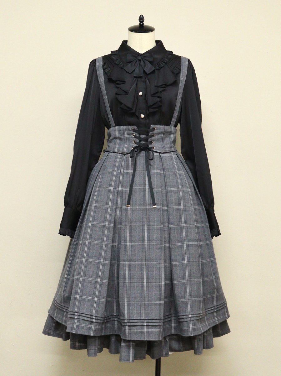 【55dice さま】antique doll ❀ 水色スカートの ミニョネット Angelic Pretty / Carnival in the Toy Boxジャンパースカート