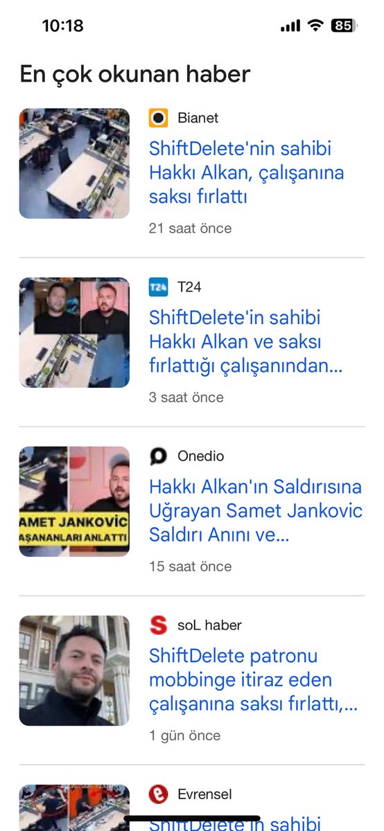 fatihpakdamar's tweet image. ShiftDelete olayı.

Twitter’ın bu haftaki gündemi, fenomen içerik üreticisi Hakkı Alkan’ın şirketi ShiftDelete’te yaşadıklarıydı.

Hem Hakkı Alkan’ın videolarını, hem de Samet Jankovic’in açıklamalarını izledim.

Doğrusu ben videoları izlemeden de sorunun ne olduğunu anlamıştım.…