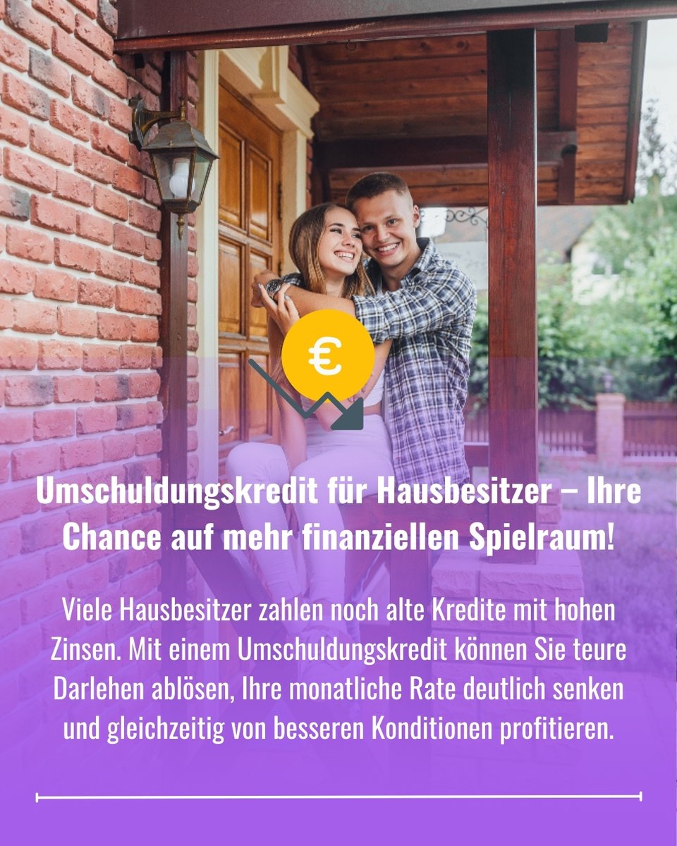 umschuldung_ug's tweet photo. Umschuldungskredit für Hausbesitzer – Ihre Chance auf mehr finanziellen Spielraum! 🏡💶

👉 Jetzt informieren und herausfinden, wie viel Sie sparen können! - https://t.co/6KARR8nUxG

#umschuldung #umschuldungskredit #sachsen #umschulden #finanziellefreiheit #kredit #finanzierung https://t.co/EPWbN6DvhA