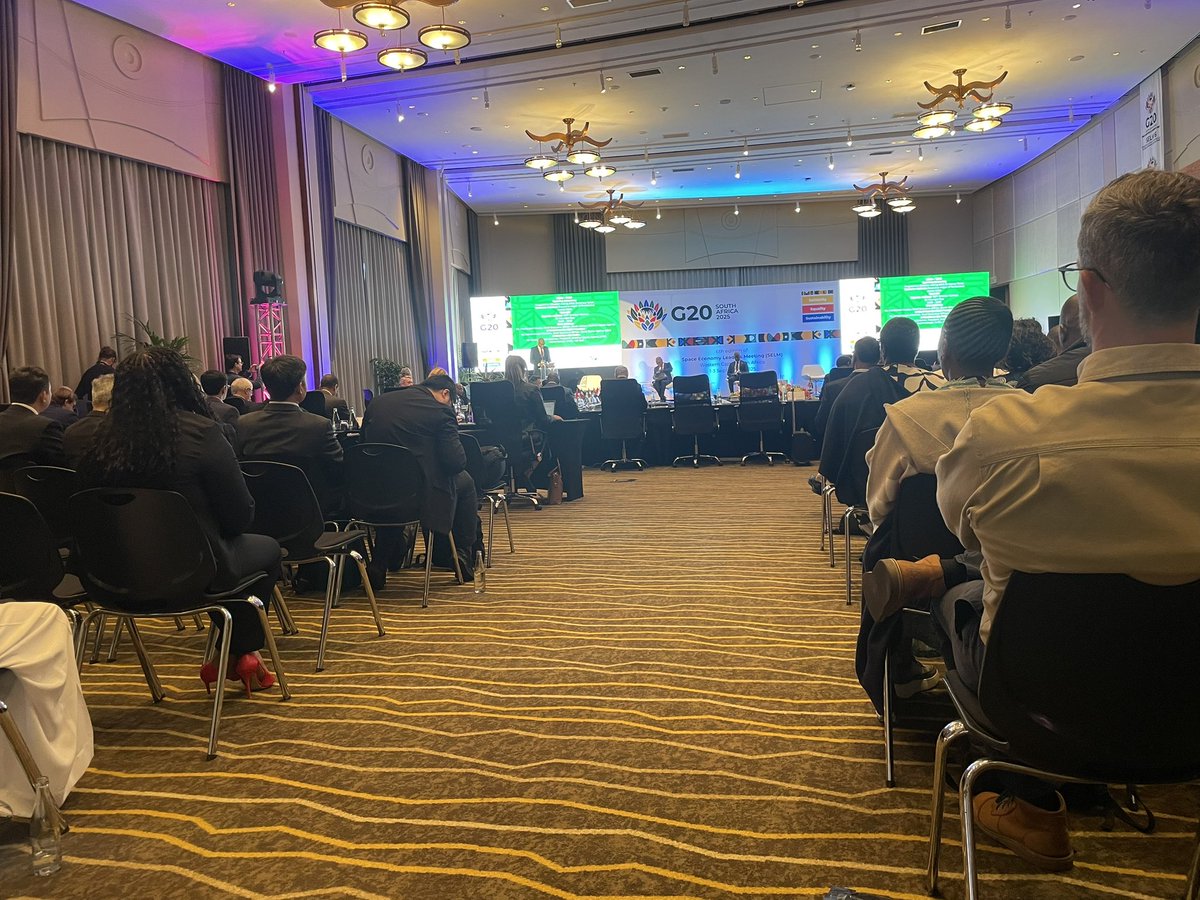 carlassharpe's tweet image. Excited to attend the G20 Space Economy Leaders Meeting and representing Africa2Moon @developspacesa @Africa2M71014