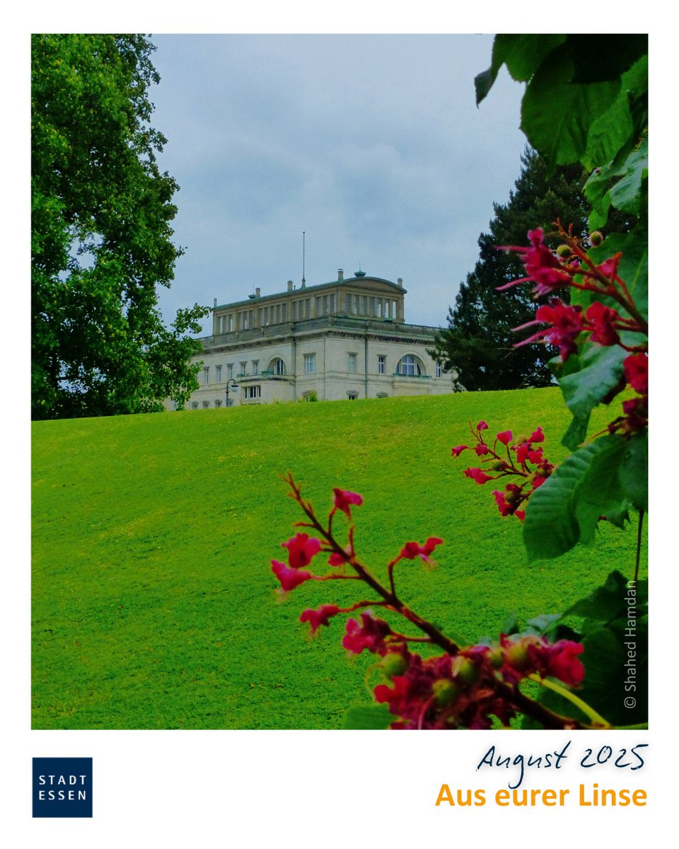 Essen_Ruhr's tweet image. #AuseuererLinse ‒ August: Shahed Hamdan hat dieses schöne Foto im Park der Villa Hügel geschossen. 😍 📸 

#essenruhr #stadtessen #villahügel