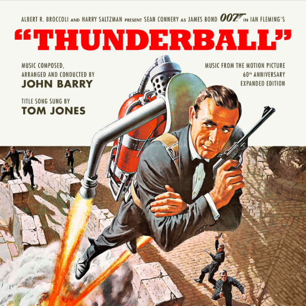 filmmusicrep's tweet photo. 'Thunderball' 60th Anniversary Edition Soundtrack Album Announced (feat. expanded and remastered score by John Barry and title song performed by Tom Jones). https://t.co/10IVsfIeEK https://t.co/gW4Fdk9p2k