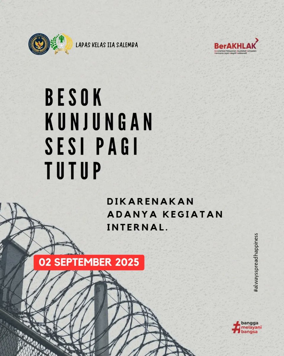 Pelayanan kunjungan sesi siang tetep buka yaa, bapak2 Ibu2.. mohon maaf atas ketidaknyamanannya 🙏😇