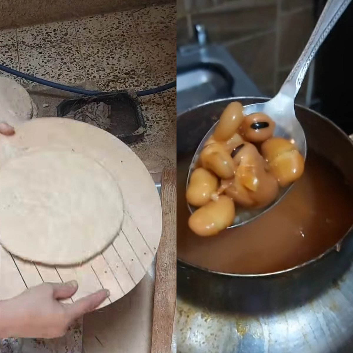 صباح الروقان 
اتفضلوا فول من الدماسة وعيش من الفرن 😋بذمتكم فيه احلي من الصعيد ♥️