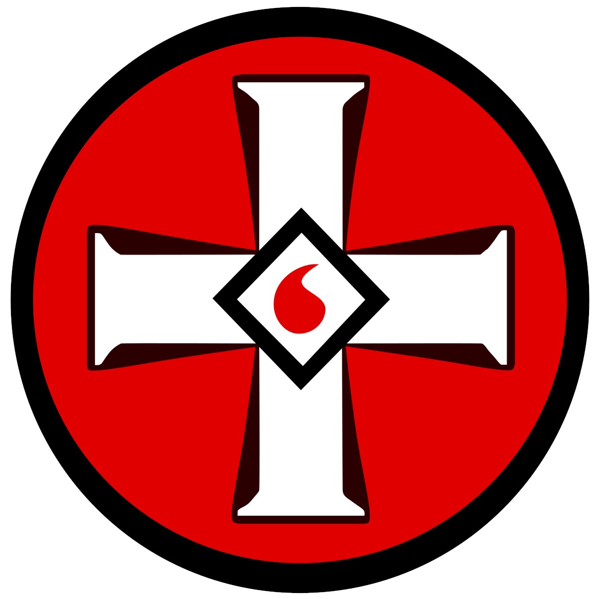 There is no difference between these two images from the #farageriots . And for the uneducated far-right, the image on the right is the symbol of the kkk. Britain is better than this. #r4today