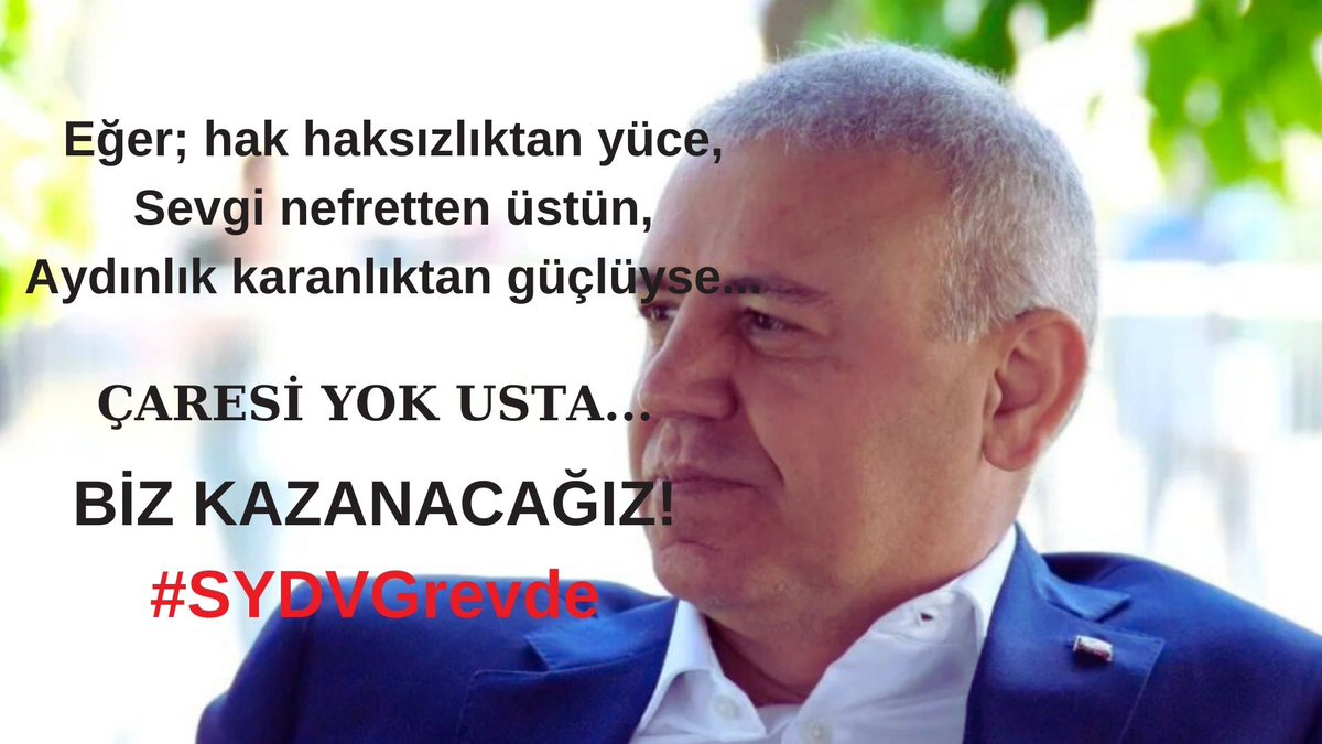 “Genel Başkanımızın kararlı liderliğinde, biz kazanacağız!

SYDV emekçileri grevde; hak, alınteri ve onur mücadelesinde geri adım yok.

Bu onurlu direniş, emeğin zaferiyle taçlanacak!” ✊🇹🇷

#SYDVGrevde 

<a href="/alemdareyup/">Eyüp Alemdar</a>
<a href="/KOOPISSENDIKASI/">Koop-İş Sendikası</a>
<a href="/turkiskonf/">TÜRK-İŞ</a>
<a href="/metinguney10/">Metin Güney</a>
<a href="/denizartumlu/">Deniz Artumlu</a>