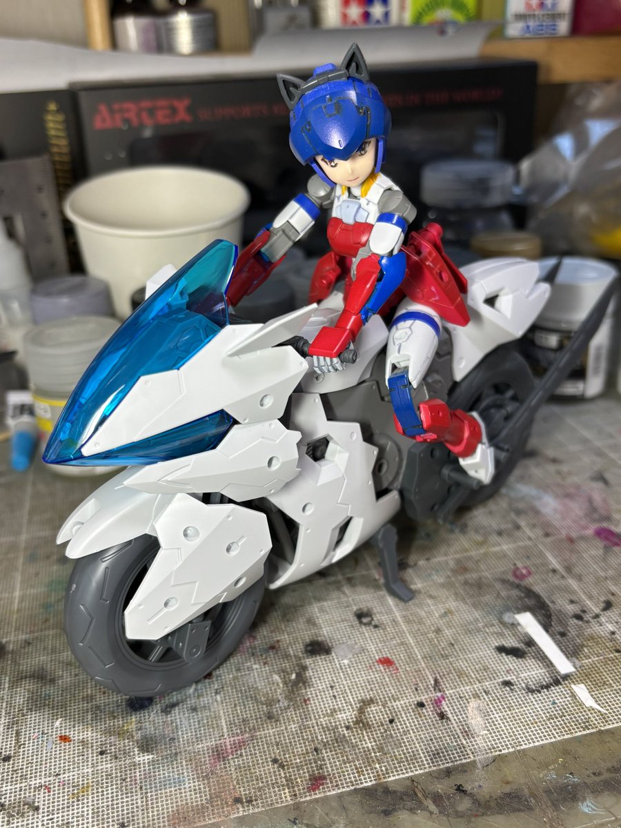 バイクをとうちゃんに借りたので、乗せてみた！ 思ったよりしっかり