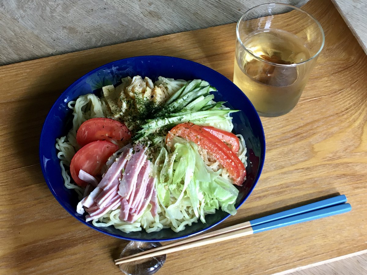 bbbbbky's tweet photo. 9月も引き続き冷やし中華やってます🤟
 ＃冷やし中華 #家庭料理 https://t.co/4bJYsLW0PQ