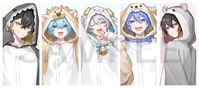 本日から発売スタートの、めろんぱーかー様(@ meropaka_info)のきぐるみパジャマぱーてぃー!のイラストを描かせていただきました! よろしくお願いいたします!