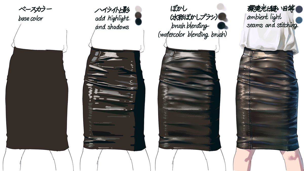 タイトスカートを描く錬！