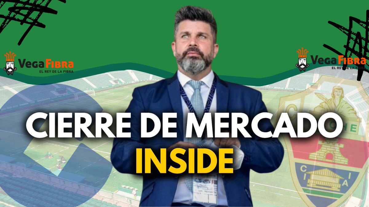 💥 A las 10:00 comenzamos con el inside del cierre de mercado y empezamos con información sobre una salida del #ElcheCF:

📌 Conexiones en el Martínez Valero y toda la última hora del mercado.

📺 youtube.com/live/CLiJ6Oz0V…
