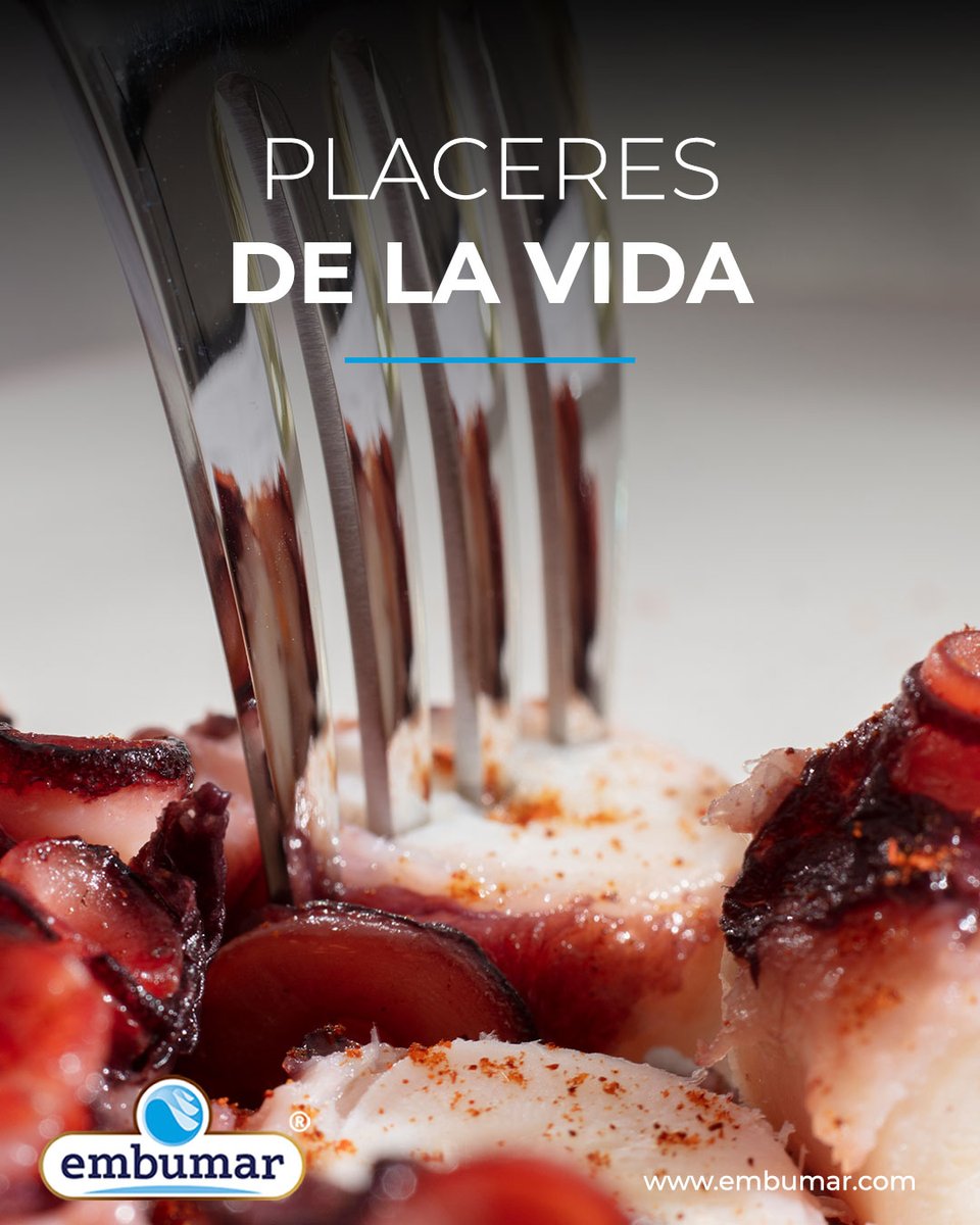 Embumar's tweet photo. Placeres de la vida: ese momento único cuando pinchas un trozo de pulpo, justo antes de llevarlo a la boca… y ya sabes que va a ser delicioso. 😍🐙

Disfruta de lo auténtico con nuestro pulpo Embumar, porque los mejores placeres están en los detalles.

#PlaceresDeLaVida #Pulpo https://t.co/GqGqmatJgS