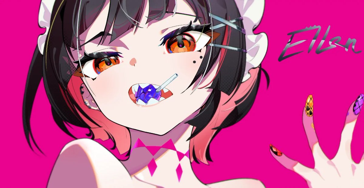 Zenzero_NNaNa's tweet photo. 「見て、新しいネイル。
触りたい？だーーめ。」

作者様：蓝
https://t.co/23zwPEwYdY

#ゼンゼロ #ZenlessZoneZero #zzzero #エレン #EllenJoe https://t.co/2M1mRnjvhN