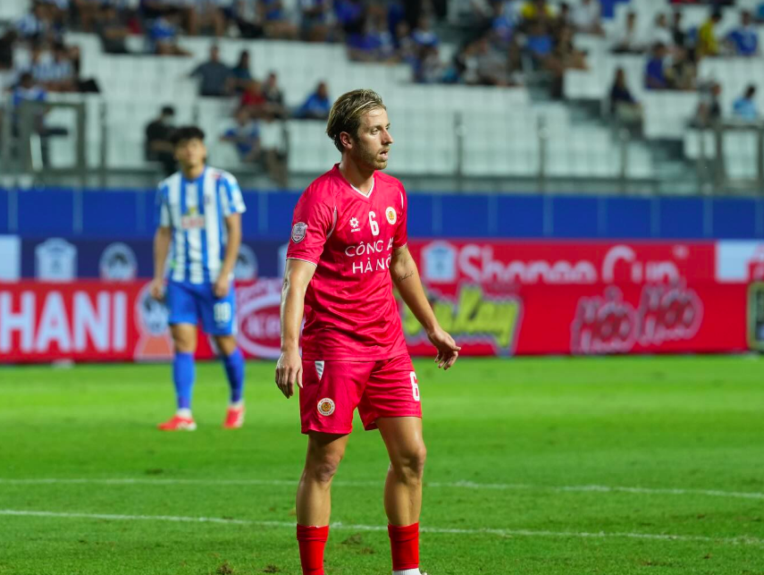 ICYMI An Aussie with a goal contribution in the Hanoi derby 🇻🇳🇦🇺  Australian midfielder Stefan Mauk recorded his first goal contribution in  Vietnam as he featured for his C&ocirc;ng An H&agrave; Nội