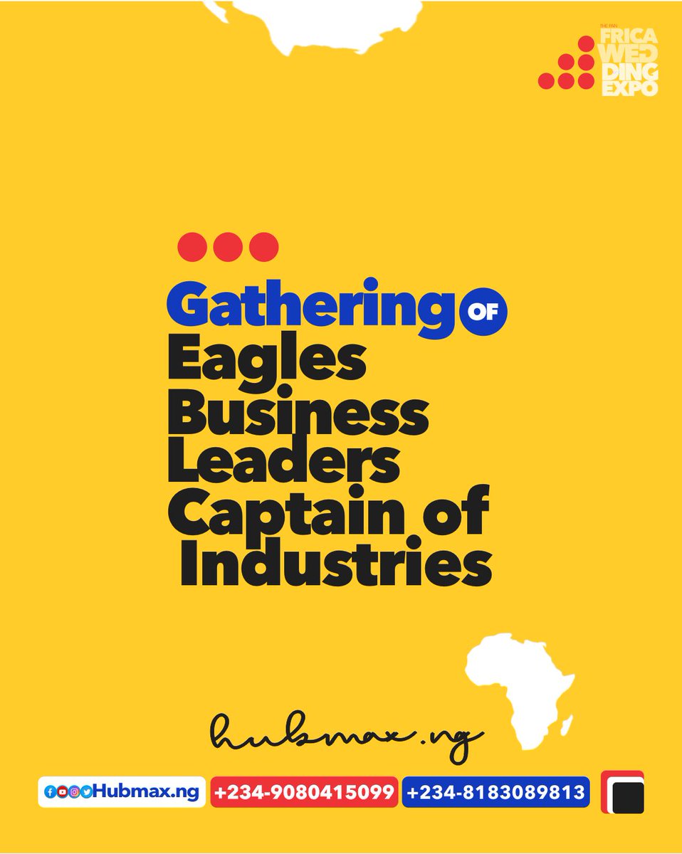 hubmaxng's tweet photo. This is why everyone is talking about AFRICA WEDDING EXPO'25 https://t.co/RL4NCveP6L