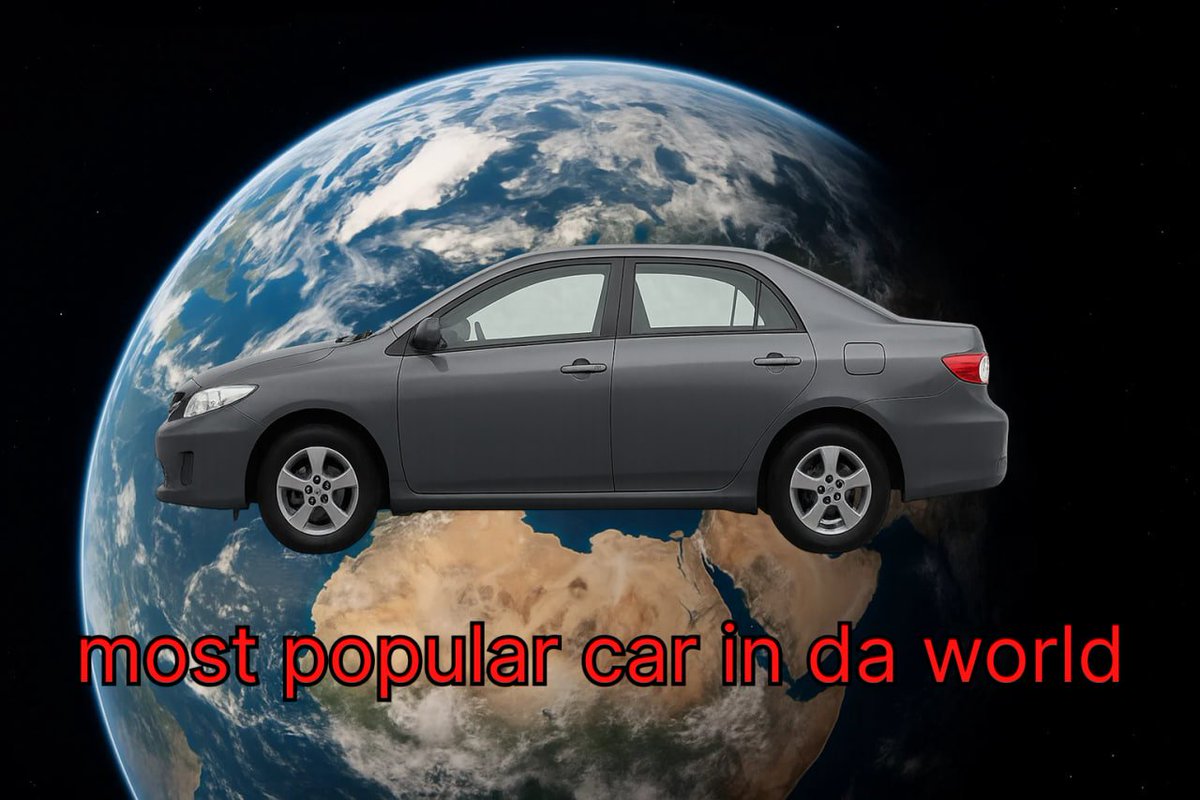 the most popular car in da world- Toyota Corolla

CA: 5FVhb2SixAY9gVv85N3sHTFXVxcAG2i59q4nnAYDpump