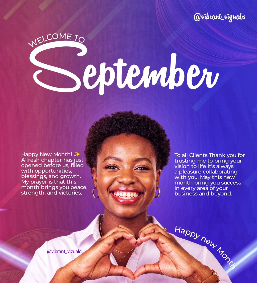 DaisiOladayo's tweet image. Happy New Month! ✨
A fresh chapter has just opened before us, filled with opportunities, blessings, and growth. My prayer is that this month brings you peace, strength, and victories in all areas of your life

#newmonthvibes