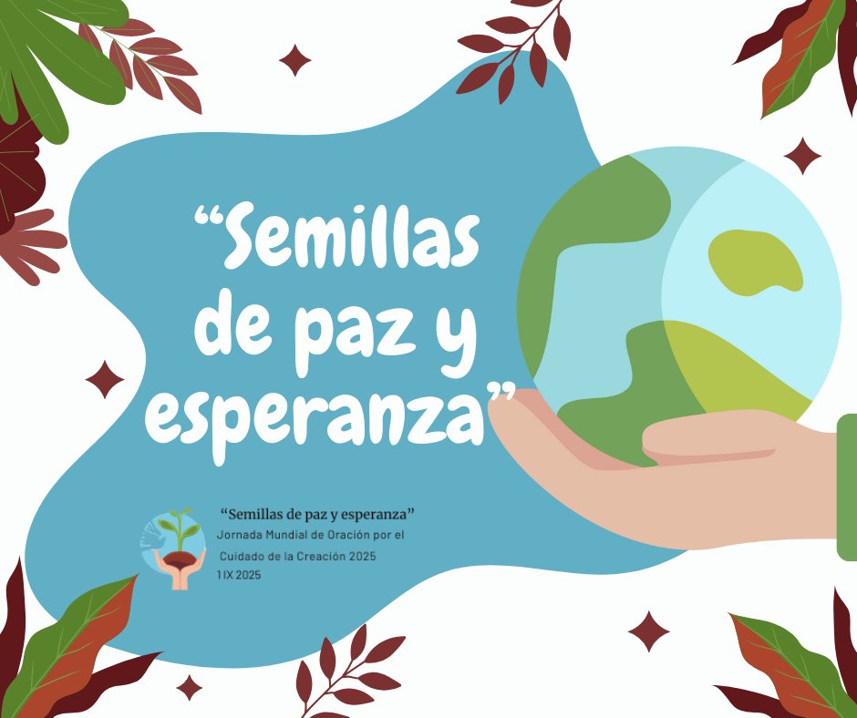 🟢EL TIEMPO DE LA CREACIÓN Comienza hoy y dura hasta el 4 de octubre, San Francisco de Asis
seasonofcreation.org/es/

🔴👇Lee aquí el mensaje del Papa León para esta Jornada Mundial de Oración por el Cuidado de la Creación 2025 humandevelopment.va/es/news/2025/g…
 #10Laudatosi #LaudatoSi