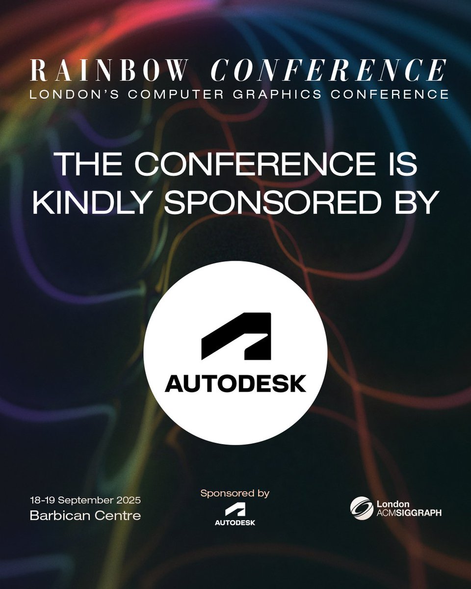 Get ready for Rainbow Conference 🌈! Check out our program at

london.siggraph.org/rainbow-confer…

#vfx #animation #3d #conference