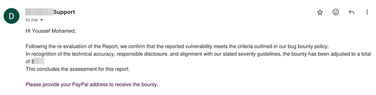 0xyush4's tweet image. الحمد لله رب العالمين
يارب ميتنصبش عليا زي اختها
#BugBountyhunting