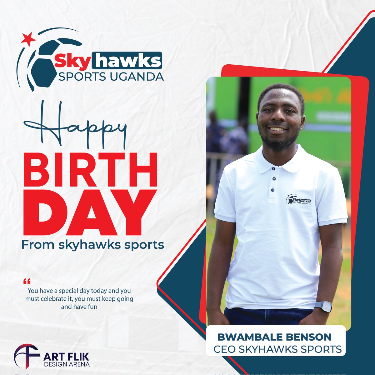 Many more happy returns to our beloved CEO on his birthday, from everyone at Skyhawks Sports