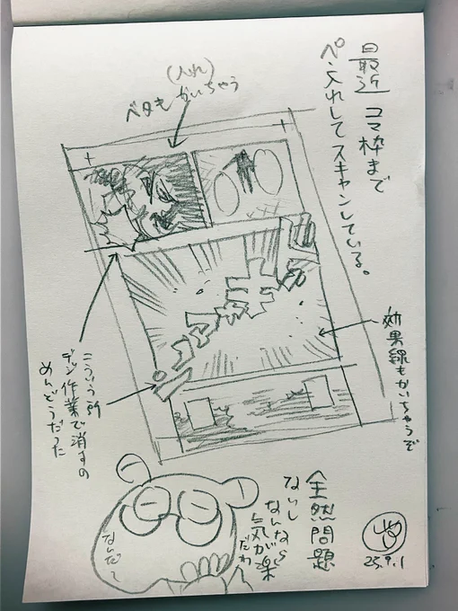 時間はかかるけどデジ作業のままならなさにブチギレてタヒぬリスクは下がったと思う 