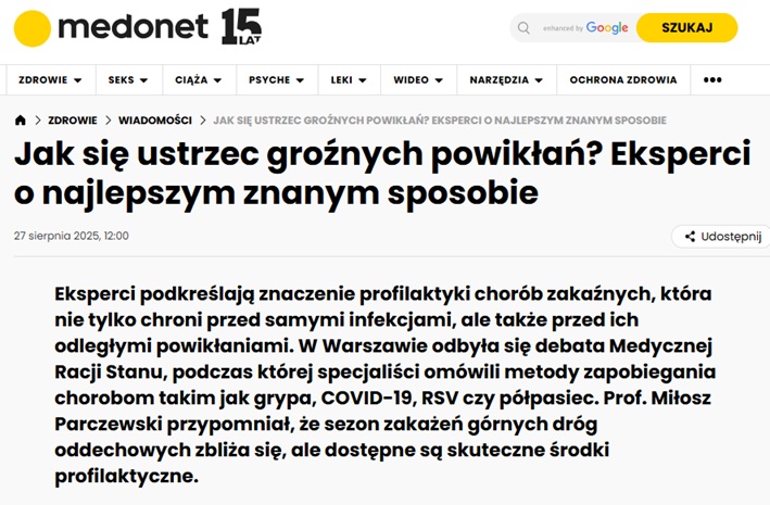 Na Medycznej Racji Stanu neonatolodzy podkreślali konieczność wprowadzenia biernej immunizacji przeciw #RSV dla wszystkich noworodków. Czekamy na szybkie decyzje <a href="/MZ_GOV_PL/">Ministerstwo Zdrowia</a>. Dziś zaczyna się sezon zakażeń RSV, a tylko 1,5% dzieci jest chroniona przed RSV short-link.me/1cOnL