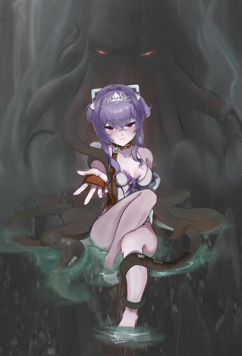 #NIKKE
#NIKKEfanart
#勝利の女神
#リバーレリオ
#Liberalio
#Cthulhu

If you can handle me, grab my leash...