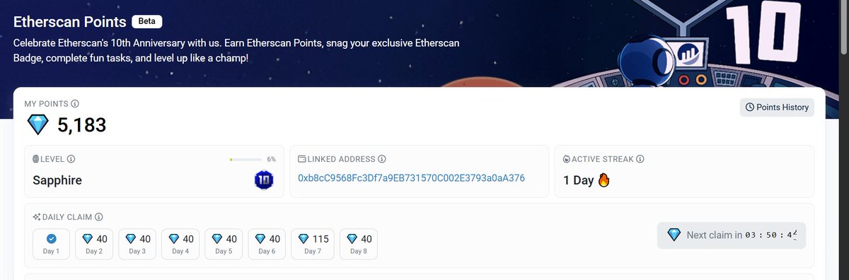 #10YearsofEtherscan <a href="/etherscan/">etherscan.eth</a> 
Delivering it's best.