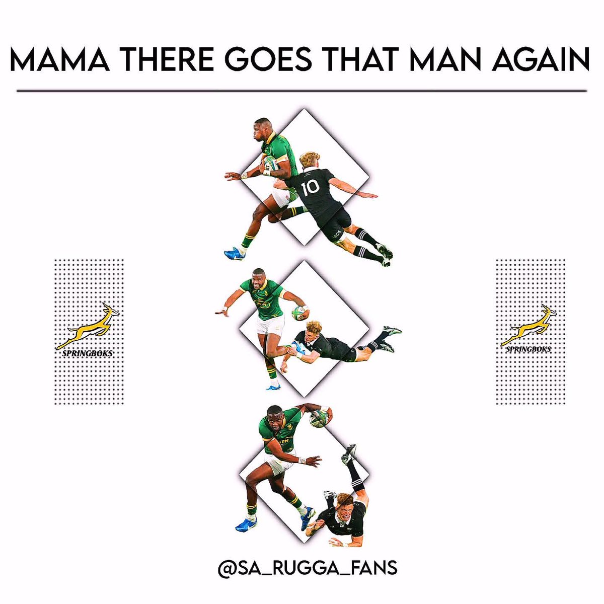 💥MAMA!! There goes that man again!! 💥

They call him The Weekend Special! <a href="/aphelele_fassi/">Aphelele Fassi</a>

#springboks #bokke #southafrica