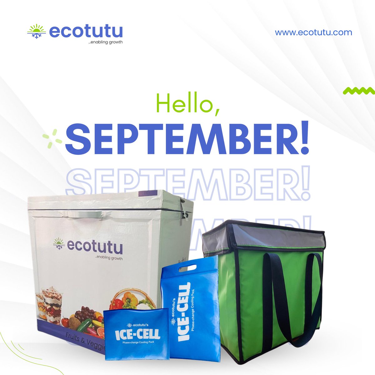 ecotutu's tweet image. Hello September! ✨🌱

Our mission at Ecotutu is simple: keep food fresher for longer and enable growth.

Here&apos;s to a month of fresh starts and zero spoilage. 💚

#HappyNewMonth #FreshStart #EnablingGrowth #FoodSecurity