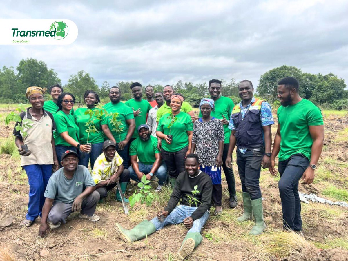 Transmed Ghana, in collaboration with Earth Care Ghana and the Council for Scientific and Industrial Research (CSIR), carried out the first tree planting exercise at the Yenku Forest in Winneba, Central Region. 
#Transmed #TransmedGhana #TransmedGoingGreen #TreePlanting